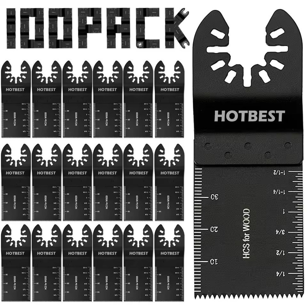 Oscillating Saw Blade Multi Tool Cutter Set For Fast Cutting In Wood And Metal Available In 60 100  9