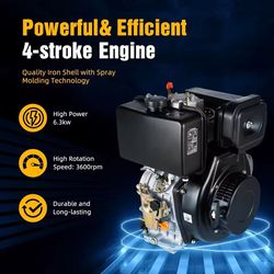 10hp diesel engine with manual start and air cooling