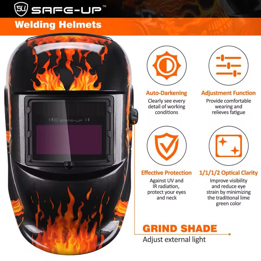 AutoDarkening Welding Helmet With True Color Shield 0