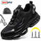 Mens Rotating Button Safety Shoes With Steel Toe Protection 1