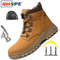 Mens Rotating Button Safety Shoes With Steel Toe Protection 12