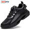 Mens Rotating Button Safety Shoes With Steel Toe Protection 14