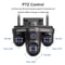 Outdoor 35MP Wireless PTZ Security Camera With 10X Zoom And Auto Tracking 5