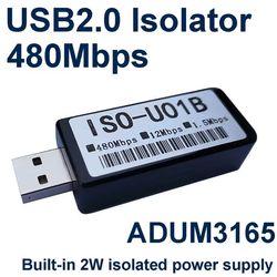 adum3165 usb digital isolator high speed usb noise filter and signal stabilizer