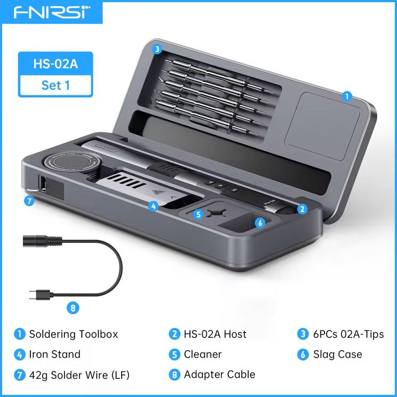 Heat Repair Toolbox Kit With Adjustable Temperature And Interchangeable Tips 9