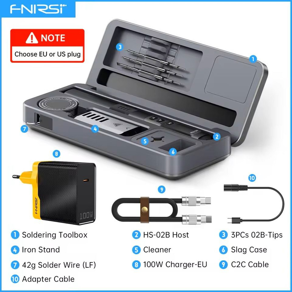 Heat Repair Toolbox Kit With Adjustable Temperature And Interchangeable Tips 10