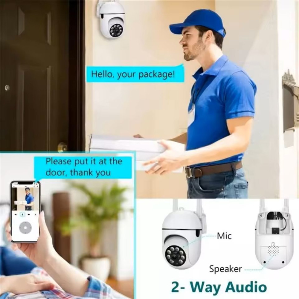 4K Wireless IP Camera With Motion Detection And Two Way Audio 1