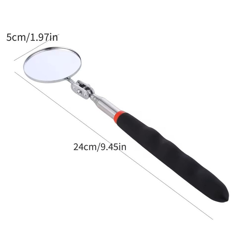 Telescopic Folding Undercar Inspection Mirror With Rotating Handle 2