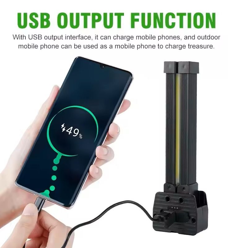 Multifunctional Folding COB Flashlight For Camping And Auto Repair 1