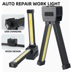 multifunctional folding cob flashlight for camping and auto repair