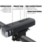 USB Rechargeable Bike Light Set With Smart Sensor And Waterproof Rear Flashlight 3