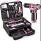 Cordless Drill And Hand Tool Combo Kit With Storage Case And 12V Power Driver 4