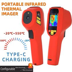 handheld thermal imager camera with 240x240 resolution and pc analysis software