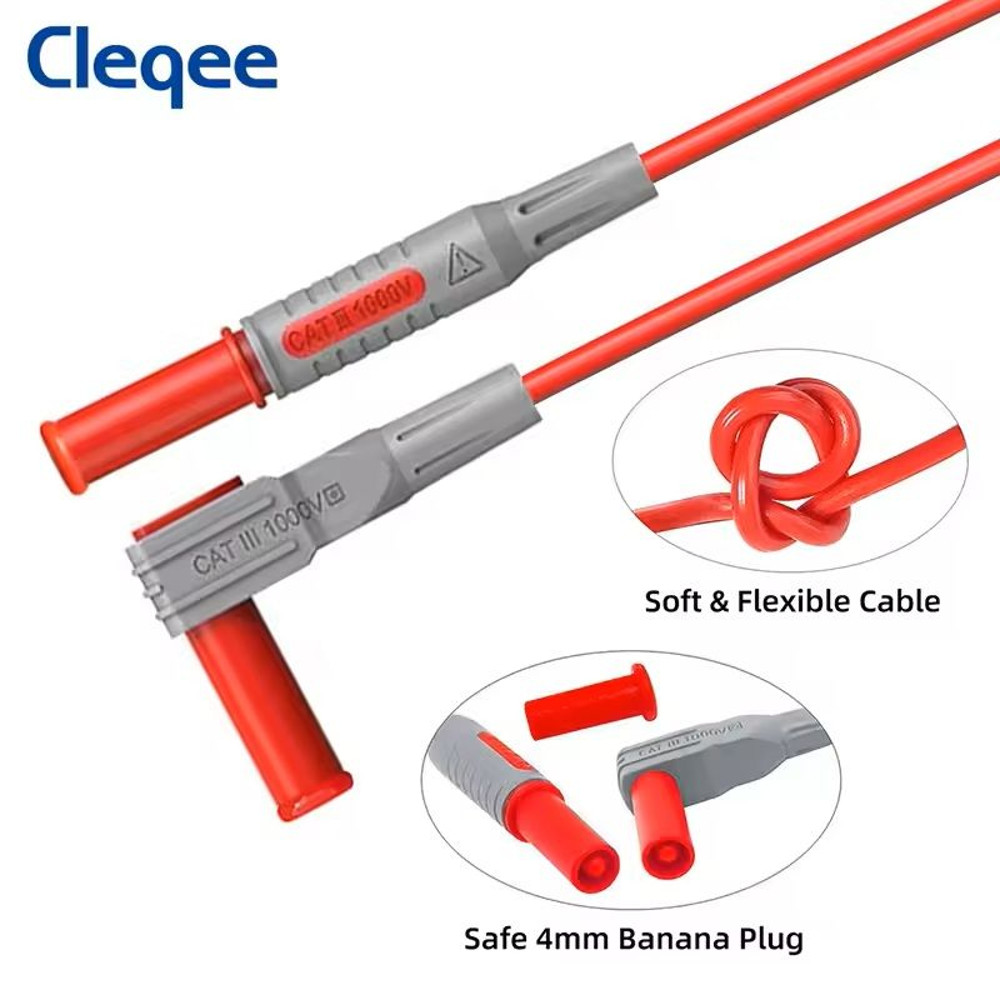 Multimeter Test Leads Kit With Replaceable Needles And Alligator Clips 18 Piece Set 4