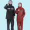 Full Body Rain Suit With Reflective Strips For Motorcycle And Bicycle Riders 2