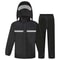 Full Body Rain Suit With Reflective Strips For Motorcycle And Bicycle Riders 3
