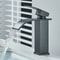 Matte Black Waterfall Bathroom Faucet With Single Handle And Hot Cold Mixer 0