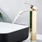 Matte Black Waterfall Bathroom Faucet With Single Handle And Hot Cold Mixer 12