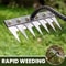 Heavy Duty Carbon Steel Garden Rake With 5 To 8 Teeth For Weeding And Soil Cultivation 0