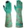Puncture Resistant Leather Gardening Gloves For Women With Breathable Grip Design 1