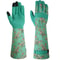 Puncture Resistant Leather Gardening Gloves For Women With Breathable Grip Design 1