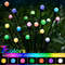 WindDriven Solar Firefly Lights  LED Garden Lawn Pathway Landscape Decor 1