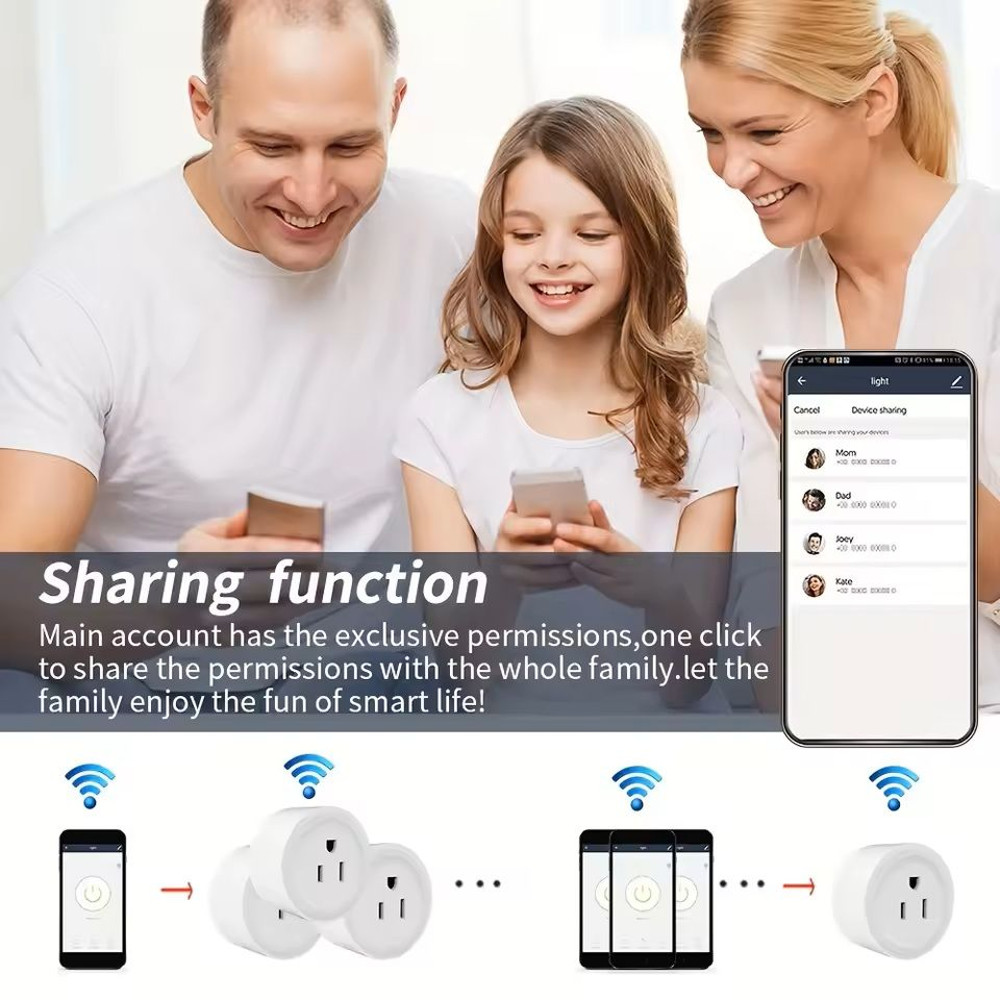 WiFi Smart Plug  VoiceControlled Outlet With Alexa And Google Assistant Compatibility 4