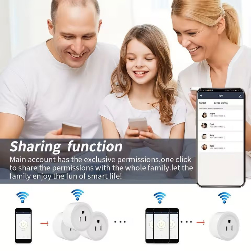 WiFi Smart Plug  VoiceControlled Outlet With Alexa And Google Assistant Compatibility 4