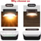 Warm White LED Solar Step Lights Outdoor Waterproof Pathway And Stair Lamps 432 Pack 15