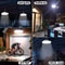 Solar Pendant Light Outdoor With Remote Single Or Double Head LED Hanging Lamp For Patio Garden Or 4