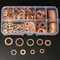 100pcs Copper Washer Assortment Kit M4 To M14 Sealing Rings For Oil Pan Nuts And Bolts With Storag 1
