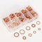 100pcs Copper Washer Assortment Kit M4 To M14 Sealing Rings For Oil Pan Nuts And Bolts With Storag 2