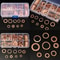 100pcs Copper Washer Assortment Kit M4 To M14 Sealing Rings For Oil Pan Nuts And Bolts With Storag 3