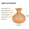 Wood Grain USB Humidifier 300ml Desktop Aroma Diffuser And Air Moisturizer For Home Or Office 2