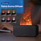 Mini Flame Aroma Diffuser Air Humidifier Cool Mist Ultrasonic LED Oil Diffuser For Home Or Office 0