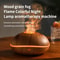 Wood Grain Ultrasonic Oil Diffuser With Remote And LED Lights 0