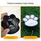 Solar Paw Print Garden Lights For Lawn And Pathway 3