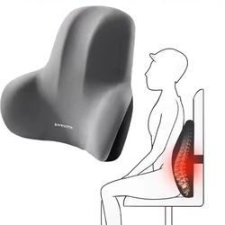 memory foam lumbar support cushion for car office and gaming chairs