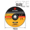 5 Piece Cutting Disc Set For Metal And Wood With Angle Grinder Compatibility 4