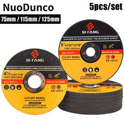 5 piece cutting disc set for metal and wood with angle grinder compatibility