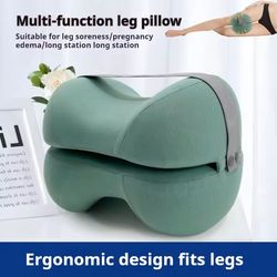 cooling memory foam leg pillow for sciatica and spine alignment