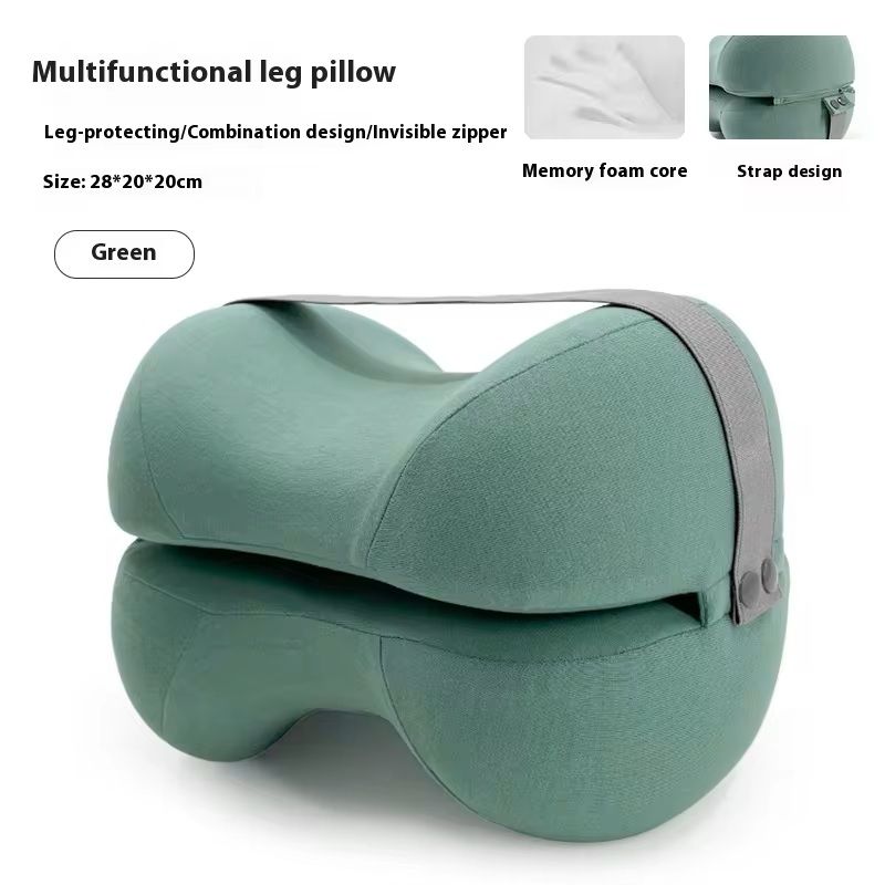 Cooling Memory Foam Leg Pillow For Sciatica And Spine Alignment 4