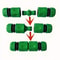 Quick Connect Garden Hose Coupler Set For 12 Inch Pipes 5