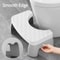 Ergonomic Waterproof Toilet Foot Stool NonSlip Bathroom Aid For All Ages 6