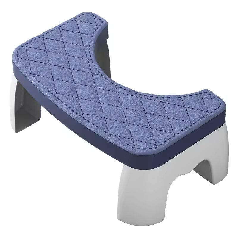 Ergonomic Waterproof Toilet Foot Stool NonSlip Bathroom Aid For All Ages 7