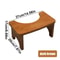 Sturdy Portable Bamboo Toilet Foot Stool For Adults 2