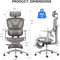 Ergonomic Mesh Office Chair With Foot Rest 5