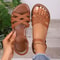 Summer Flat Roman Strap Sandals For Women 13