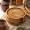 Handwoven Rattan Drink Coasters 3pcs Or 6pcs Round HeatResistant Table Mats 315 In 3