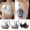 Seamless VNeck Wireless Bra Adjustable Breathable And Comfortable Support 0
